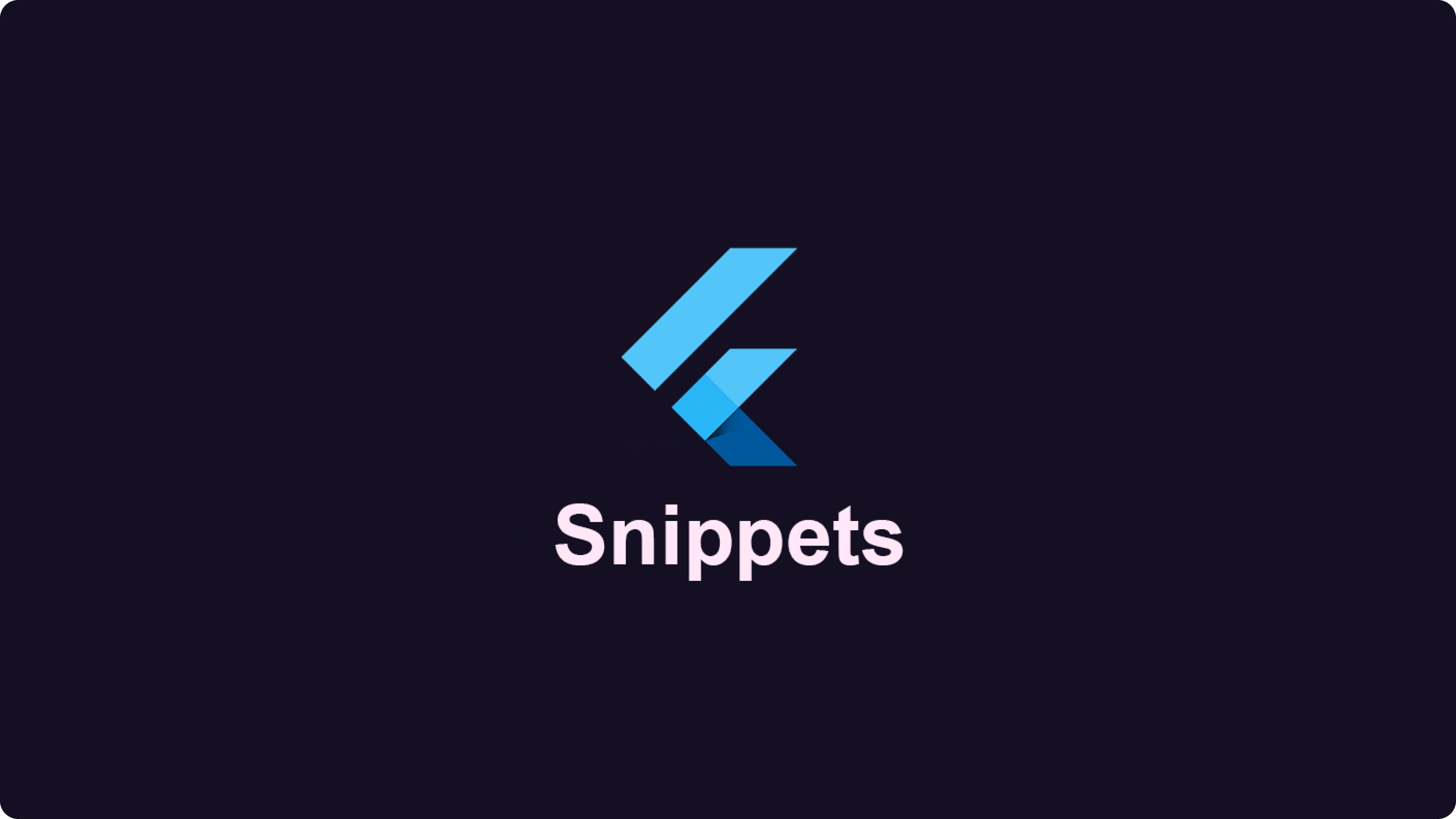 Awesome Flutter Snippets graphic